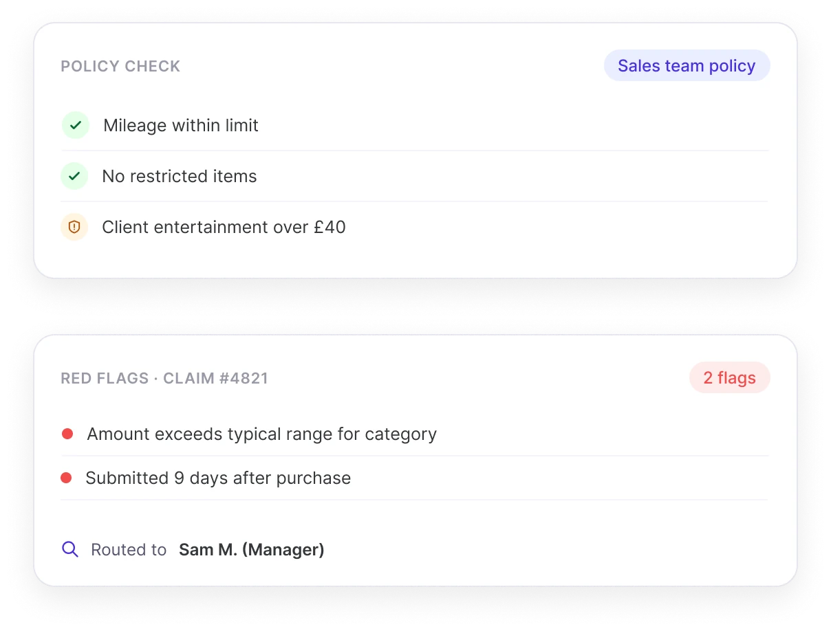 Snappy running automatic policy checks