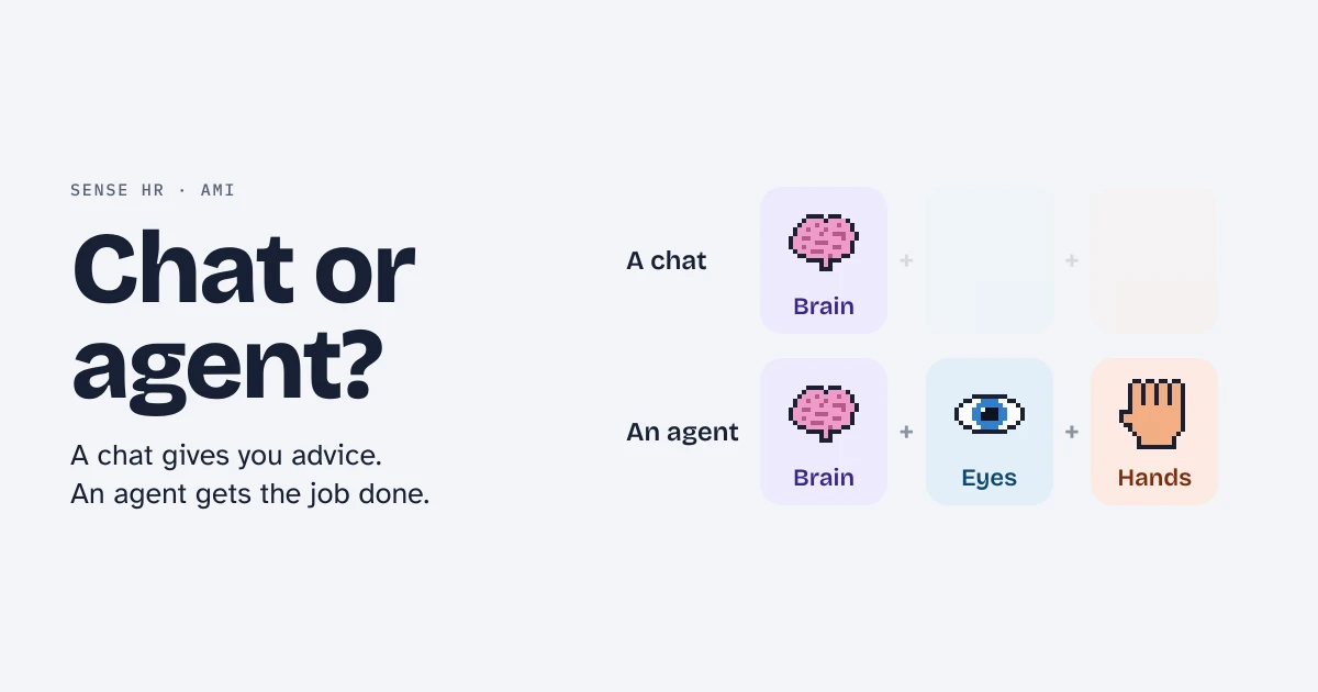 Chatbot or agent? How AI agents differ from chatbots in HR